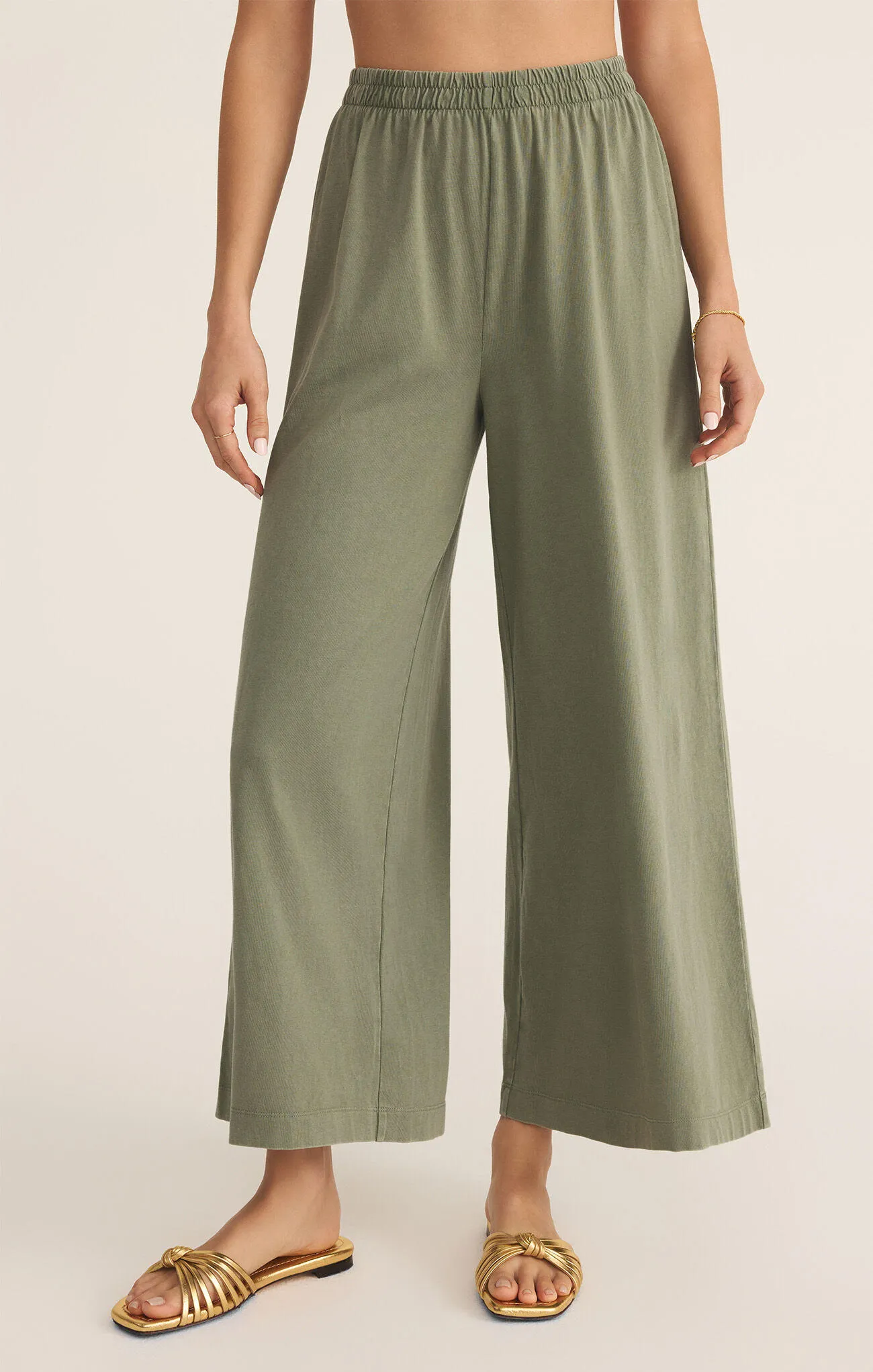 Z Supply Scout Jersey Crop Flare Pant