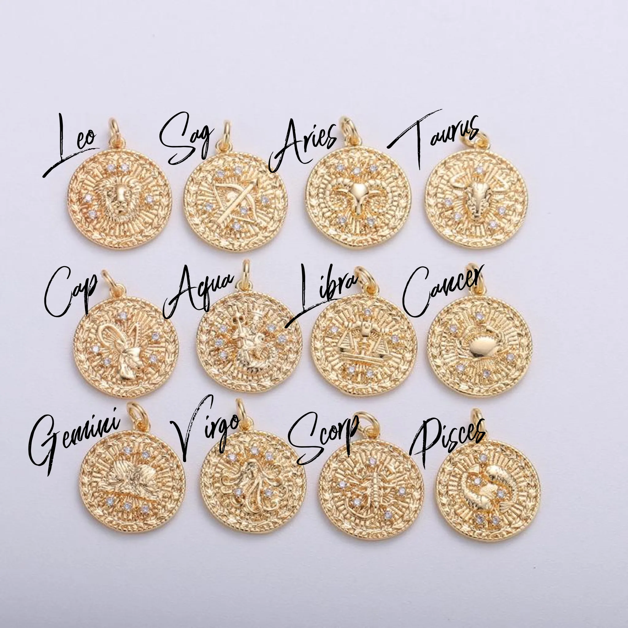 ZODIAC GOLD FILLED NECKLACES